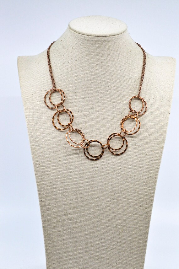 Copper tone, womens fashion necklace