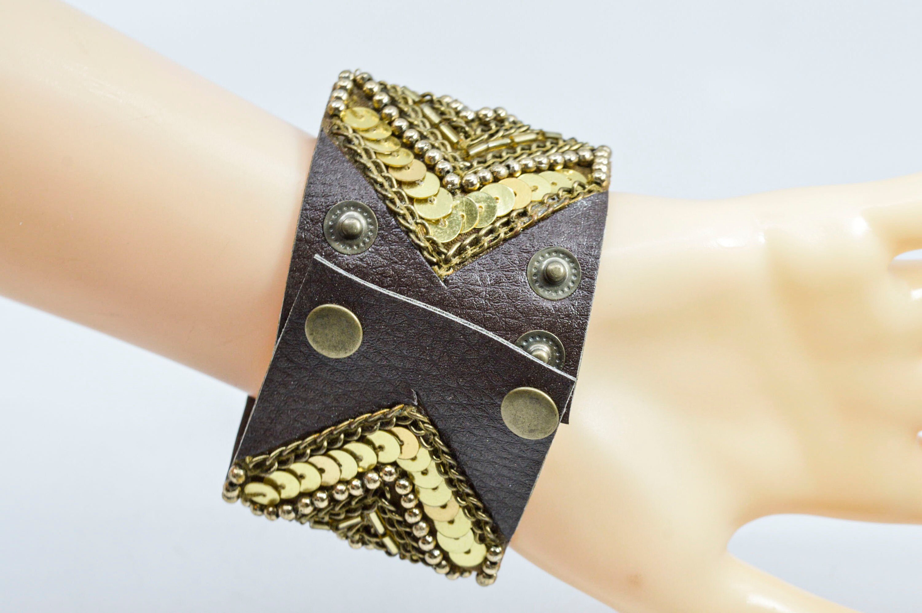 Bronze Tone Womens Fashion Bracelet Etsy UK