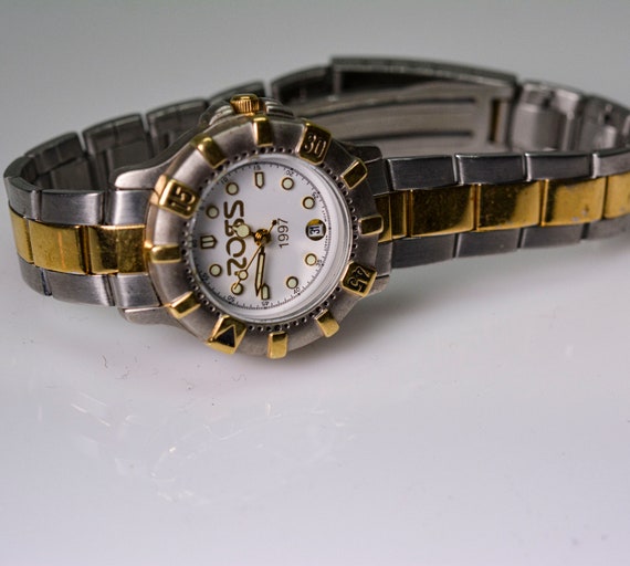 Ross 1997 two tone womens quartz fashion watch - image 2