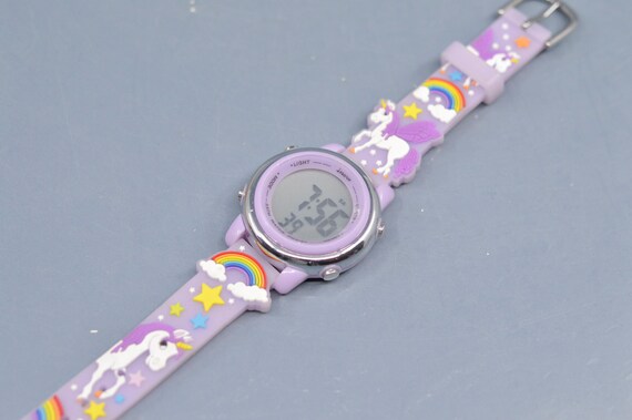 Purple tone. womens, digital sports wrist watch - image 3