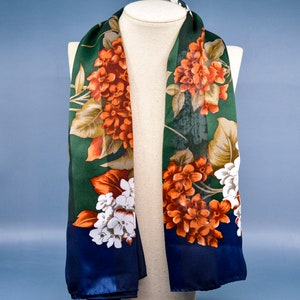Multi colortone, womens vintage scarf