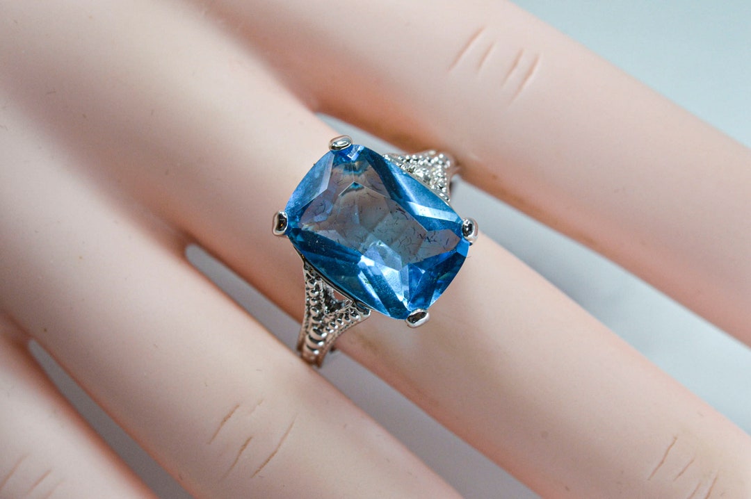 アクセサリー pointless journey TOY RING CROWN - BLUE pointless journey toy ring crown