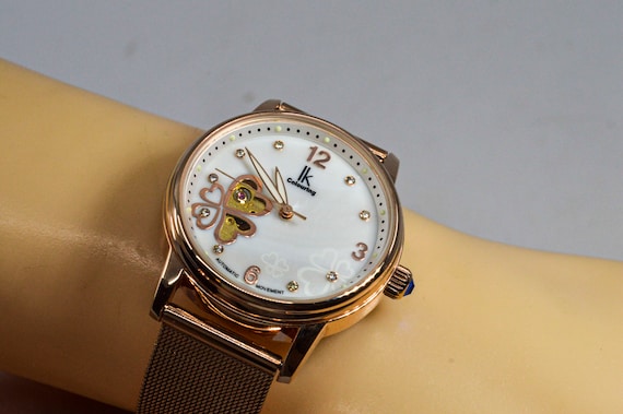 Rose gold tone with mop dial , womens , automatic… - image 1