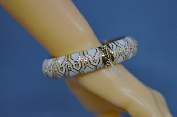 Gold and white tone, womens bracelet - image 5
