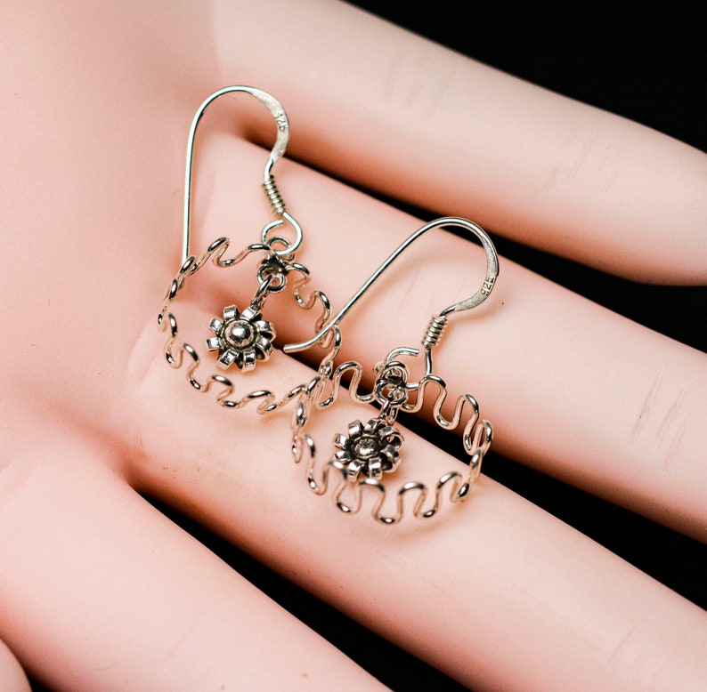 Thai 925 silver womens earrings