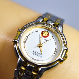Silver and gold tone, Chinese, Mao Dze Dong , womens watch