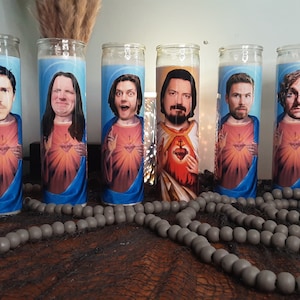 The ORIGINAL Saint Trevor Moore candle, WKUK Saint candles, Whitest kids u know prayer candle, Trevor Timmy Sam Darren Zach