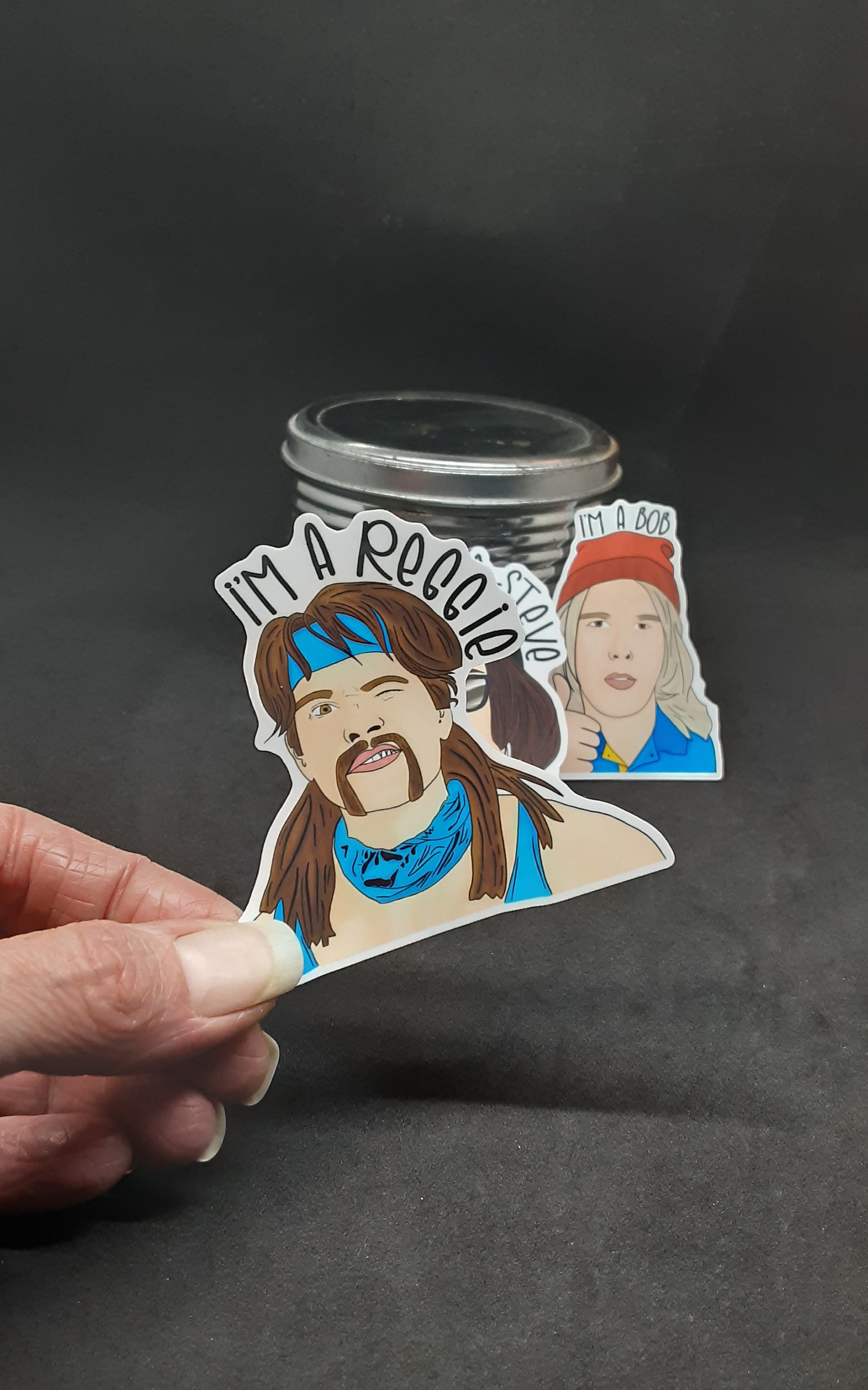 DLMD Steve Bob Reggie Team Sticker, I'm a Steve, I'm a Bob, I'm a ...
