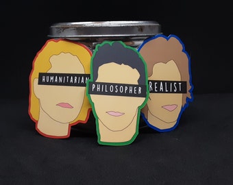 Minimalist Hanson face sticker, Taylor Zac Isaac Hanson Sticker, 90s zine style sticker, Hanson band decal, cute fandom sticker