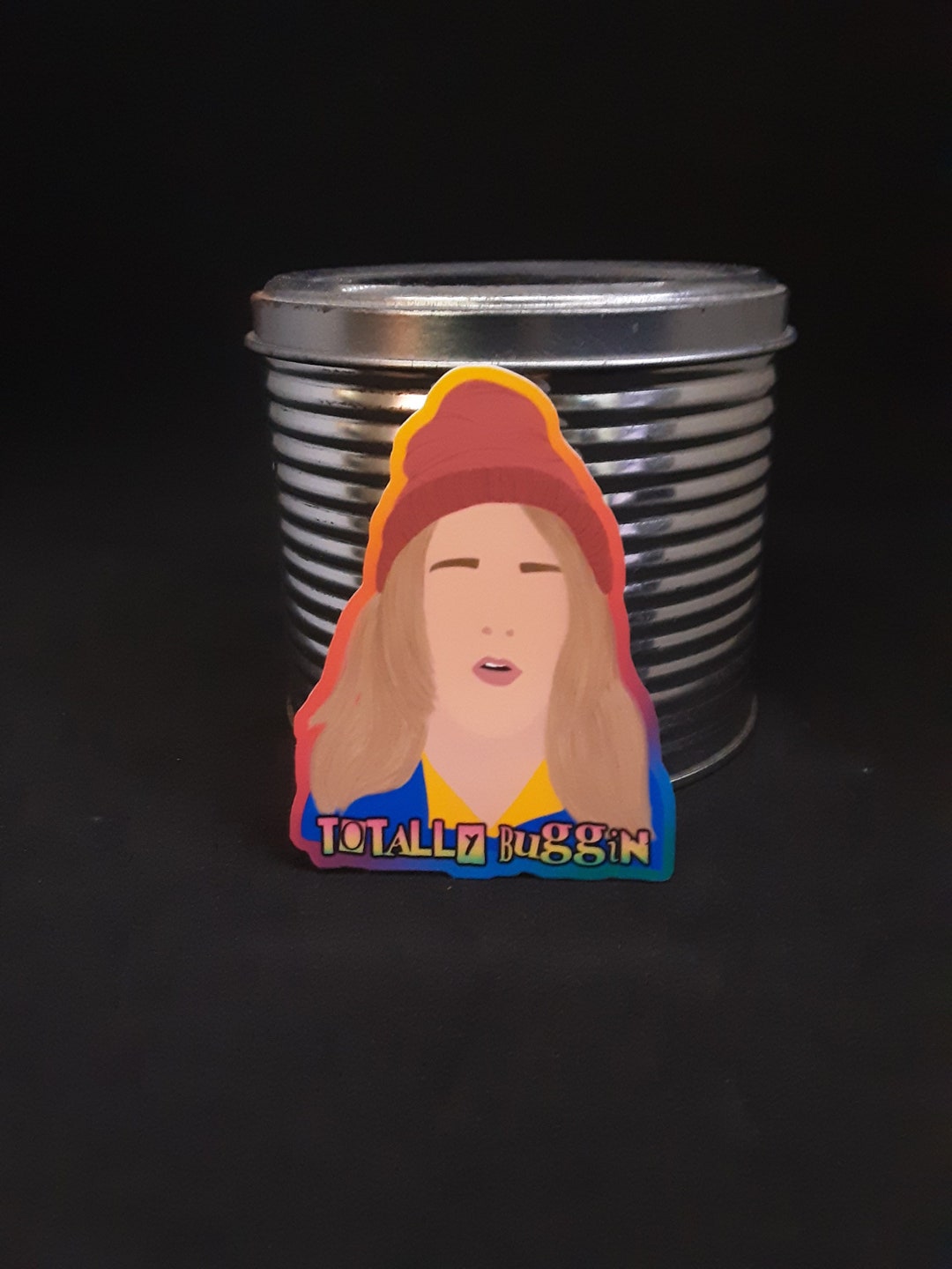 Totally Buggin Stoner Bob Sticker, 90s Saying Sticker, Funny Hanson ...