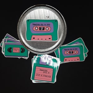 90s Nostalgia Hanson Media Sticker Set, VHS Sticker, Floppy Disk ...