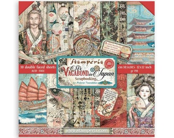 Multicolore Stamperia Die Cuts assortite-Sir Vagabond 6 unità 15cmX15cm Multicolore Stamperia Die Cuts assortite-Sir Vagabond 6 unità 15cmX15cm