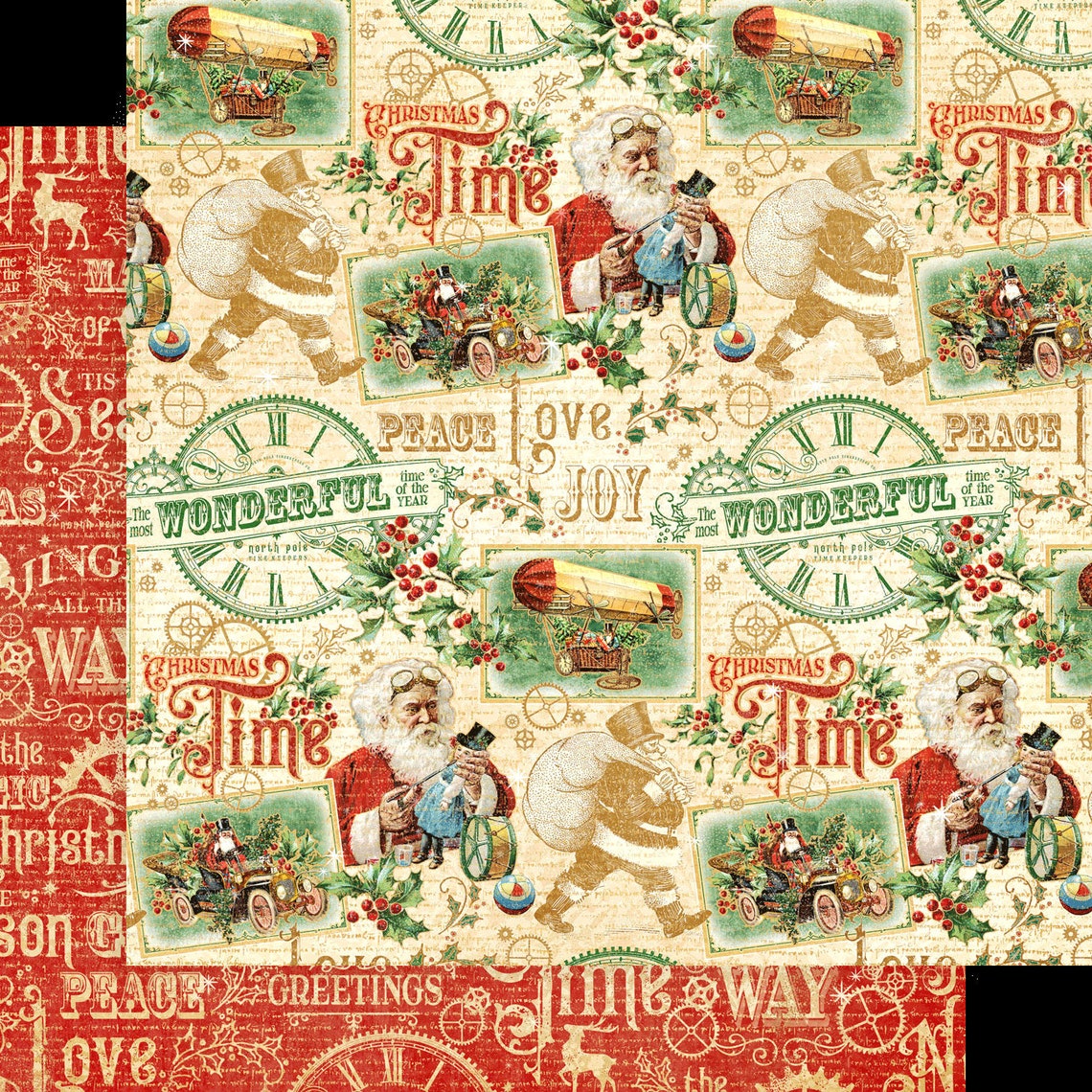 Graphic 45 new collection CHRISTMAS TIME Collection Pack Etsy