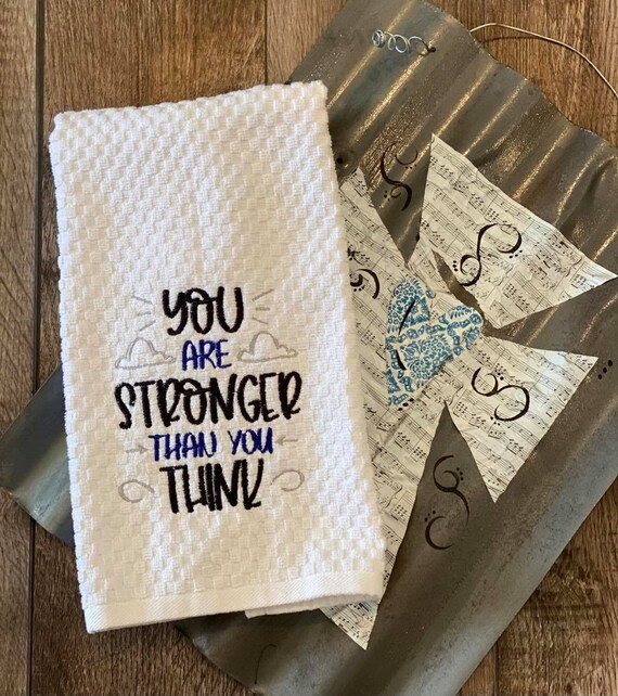 Inspirational hand towels clearance