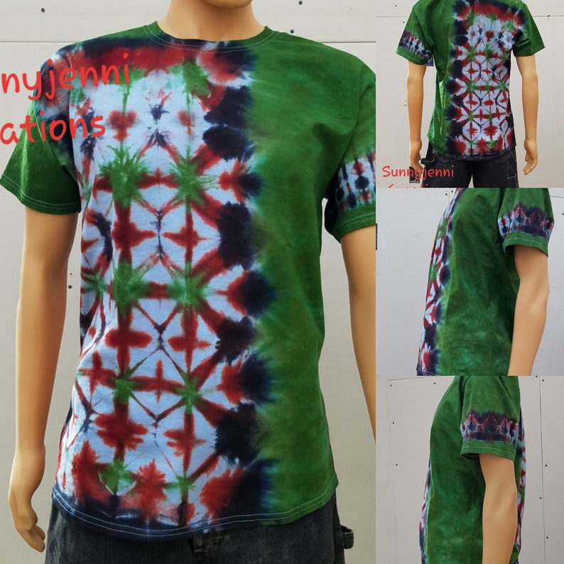 Best Gift For Him Men Tie Dye Shirt  Size L Tie Dye shirt image 0