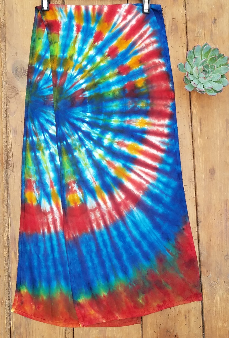 Bamboo Scarf hand dyed Tie dye and Shibori Bamboo tie dye image 0