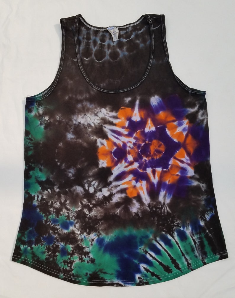 Tank top tie dyeunique gift for womenfor her.Beautiful image 0