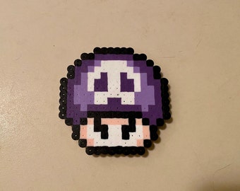 Giftsvamp från Mario - Perlermagnet eller nyckelring