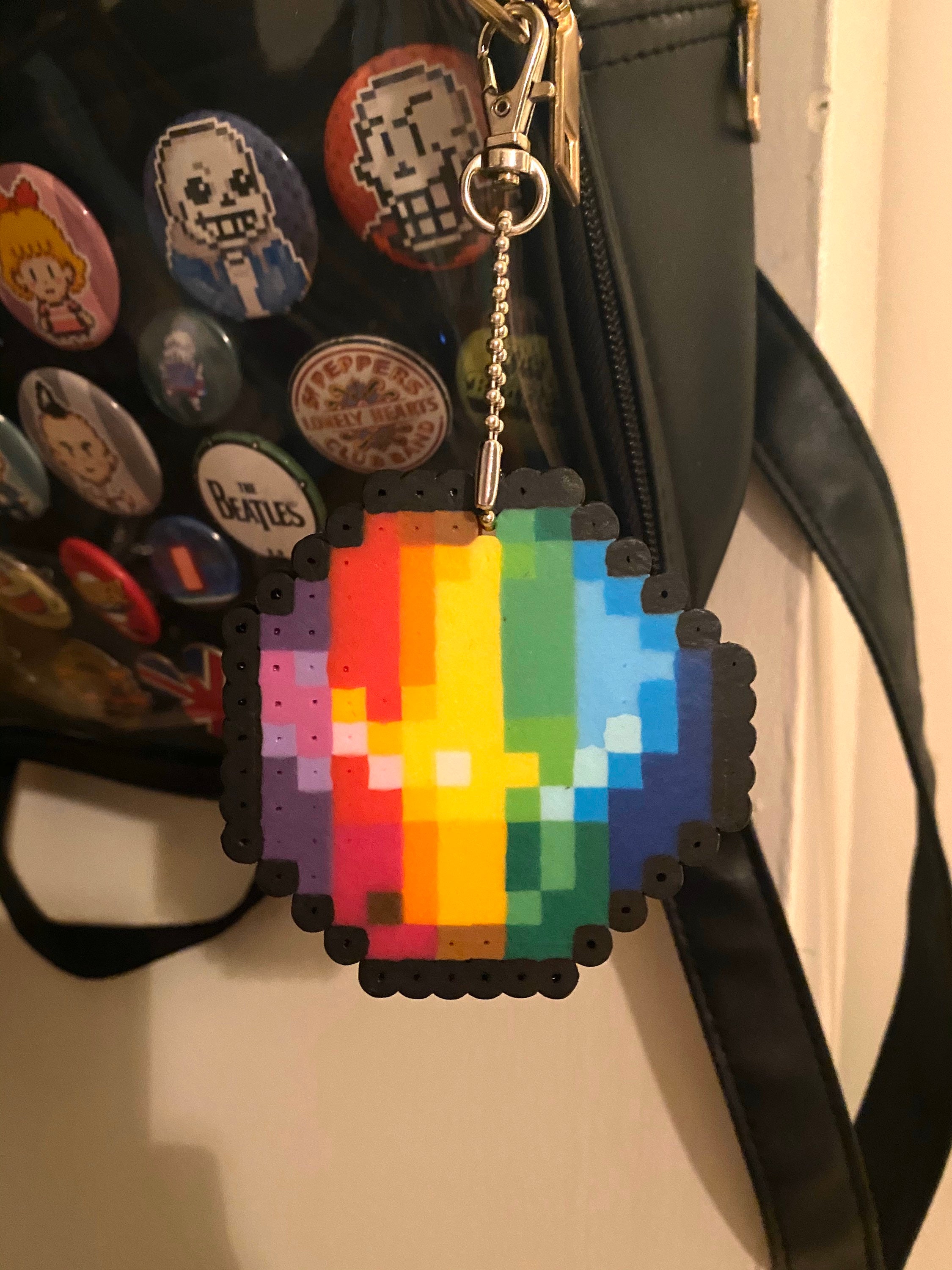 Prismatic Shard From Stardew Valley Perler Keychain or - Etsy