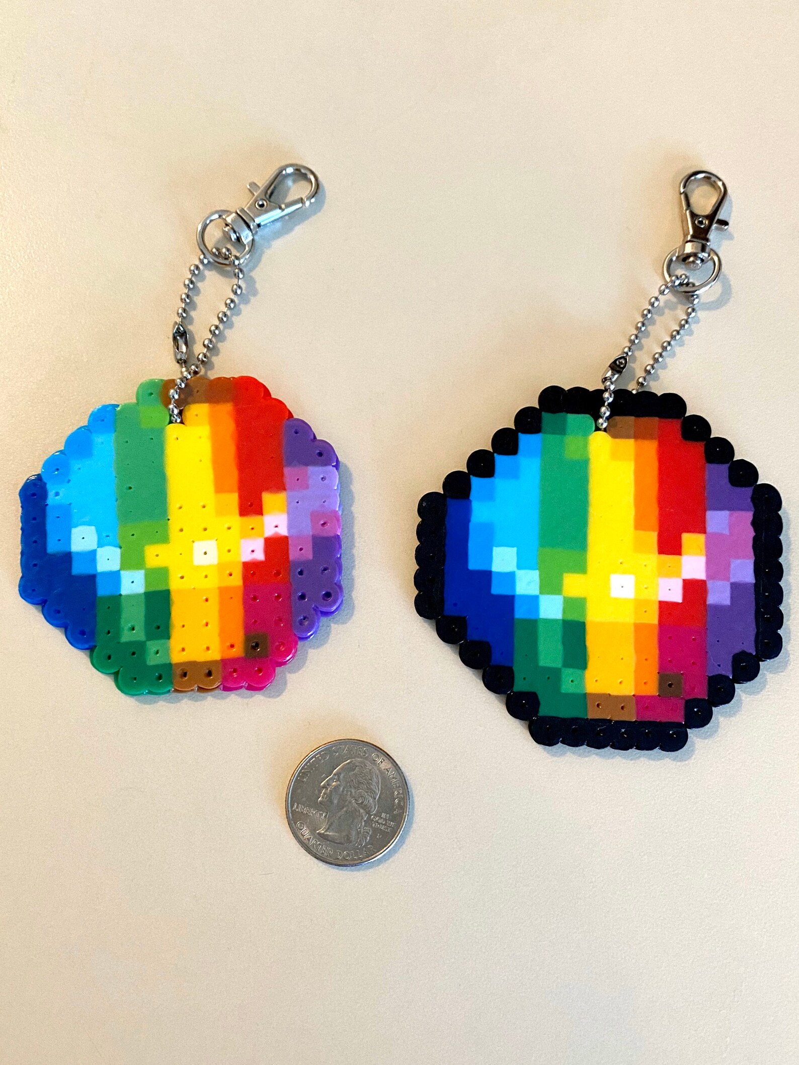 Prismatic Shard From Stardew Valley Perler Keychain or - Etsy