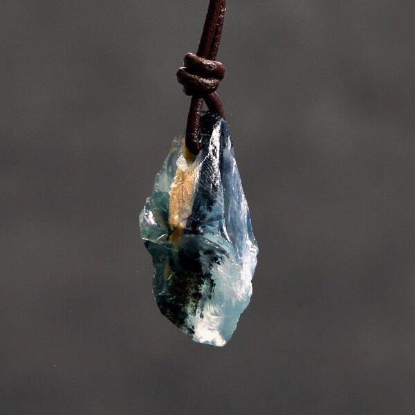 Blue Peruvian Andean Opal pendant