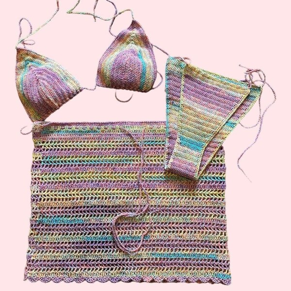 Crochet Bikini Set Etsy Crochet Bikini Set Etsy