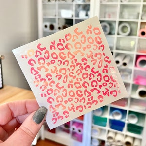 cheetah sticker, leopard sticker, cheetah decal, car window decal, cheetah tumbler sticker, cheetah vinyl decal, permanent vinyl sticker