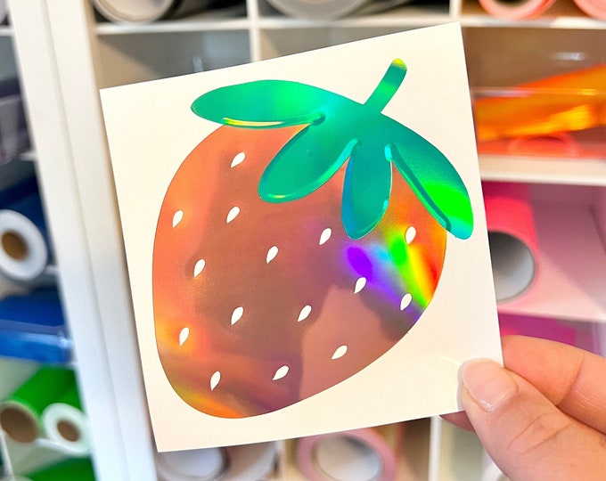 Strawberry Decal Sticker for Cars, Laptops, Walls, Phones, Cute Sticker ...