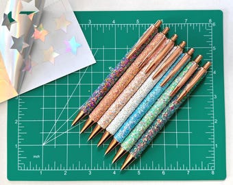 Textured Glitter Weeding Pen, Retractable Craft Vinyl Tool