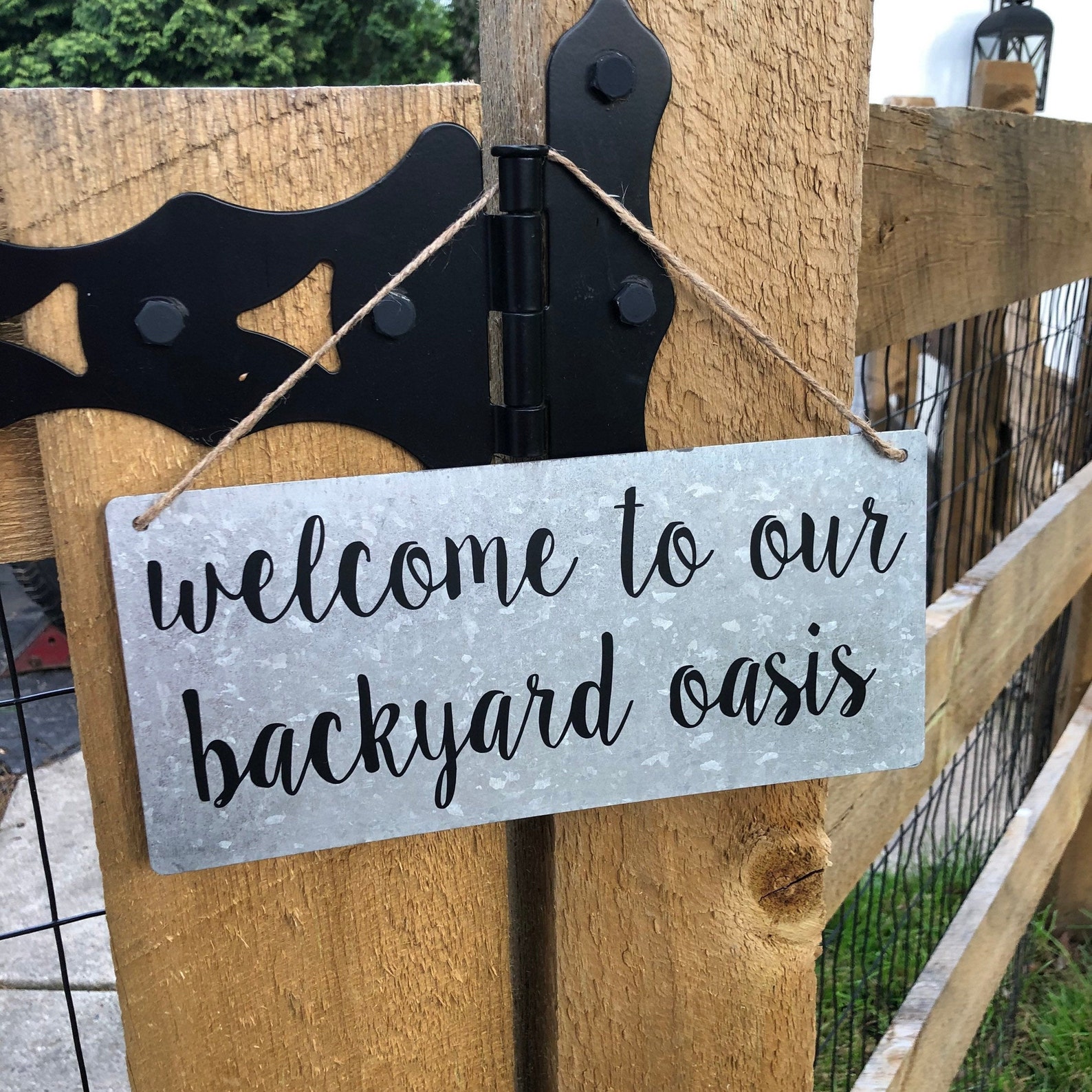 Bienvenido a nuestro letrero de bienvenida estilo casa de | Etsy