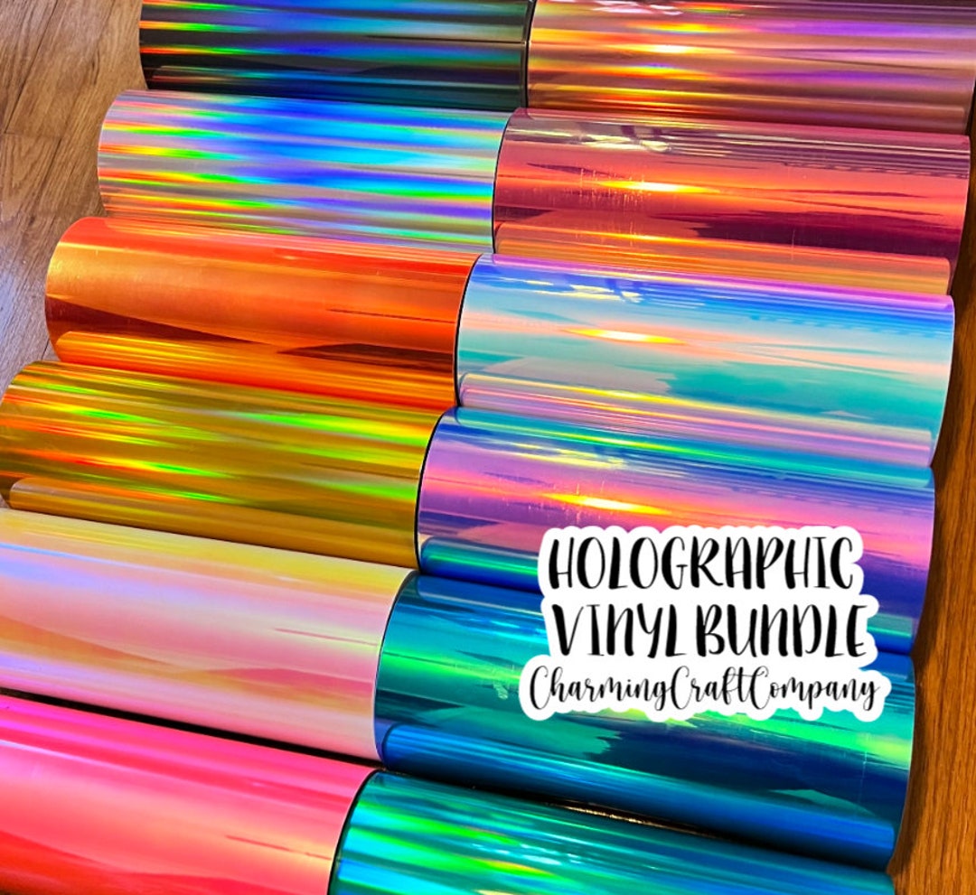 12x12 BUNDLE of Permanent Adhesive Vinyl for Craft Cutting Machine