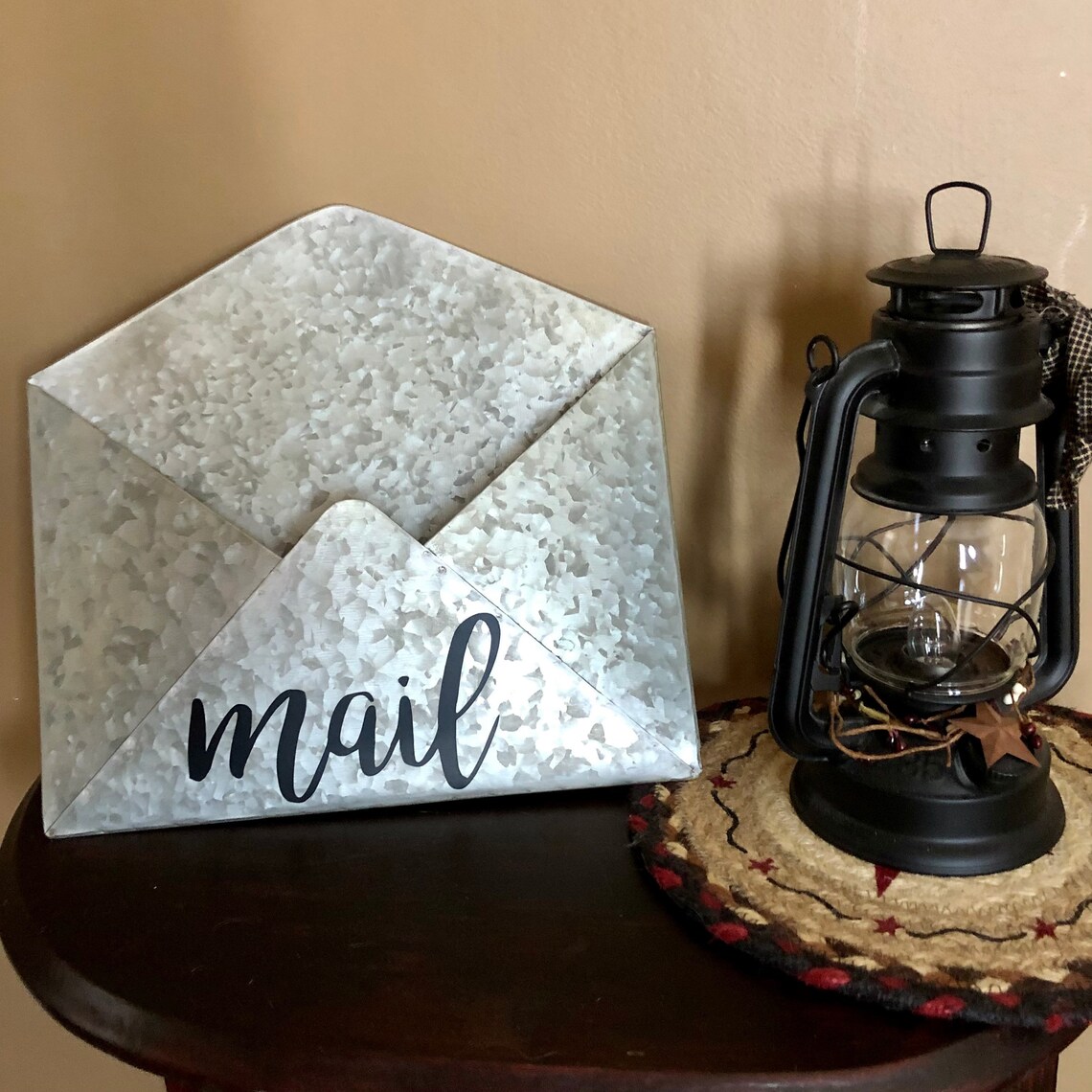 Wall mount envelope mailbox for paper organization. Shop now Etsy