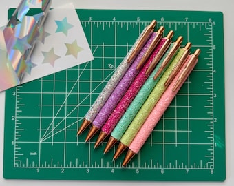 Textured Glitter Weeding Pen, Retractable Craft Vinyl Tool