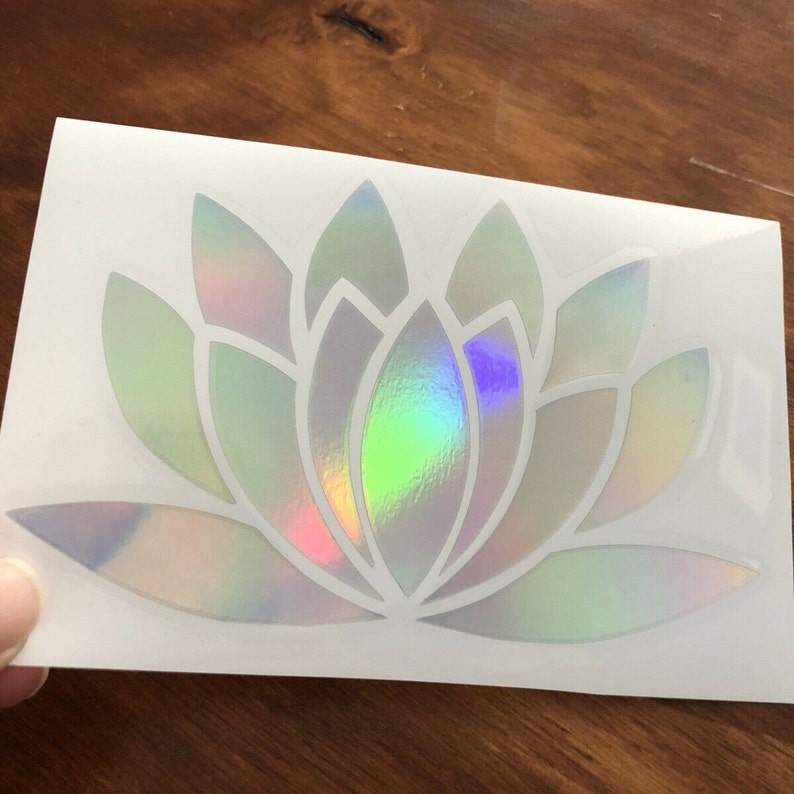 Lotus Car Decal Lotus Water Bottle Decal Vinyl Decal Etsy