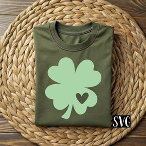 Shamrock SVG, archivo del Día de San Patricio, descarga digital SVG