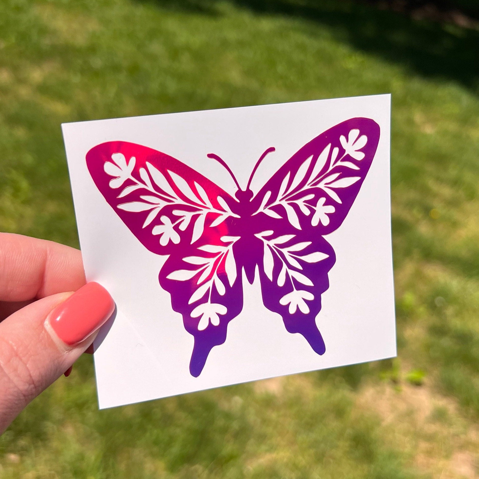 Butterfly Decals, Car Window Stickers, Car Accessories, Butterfly Sticker,  Car Decal