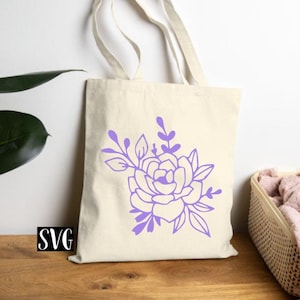 SVG de rosa, archivo de diseño floral para jardín, descarga digital SVG