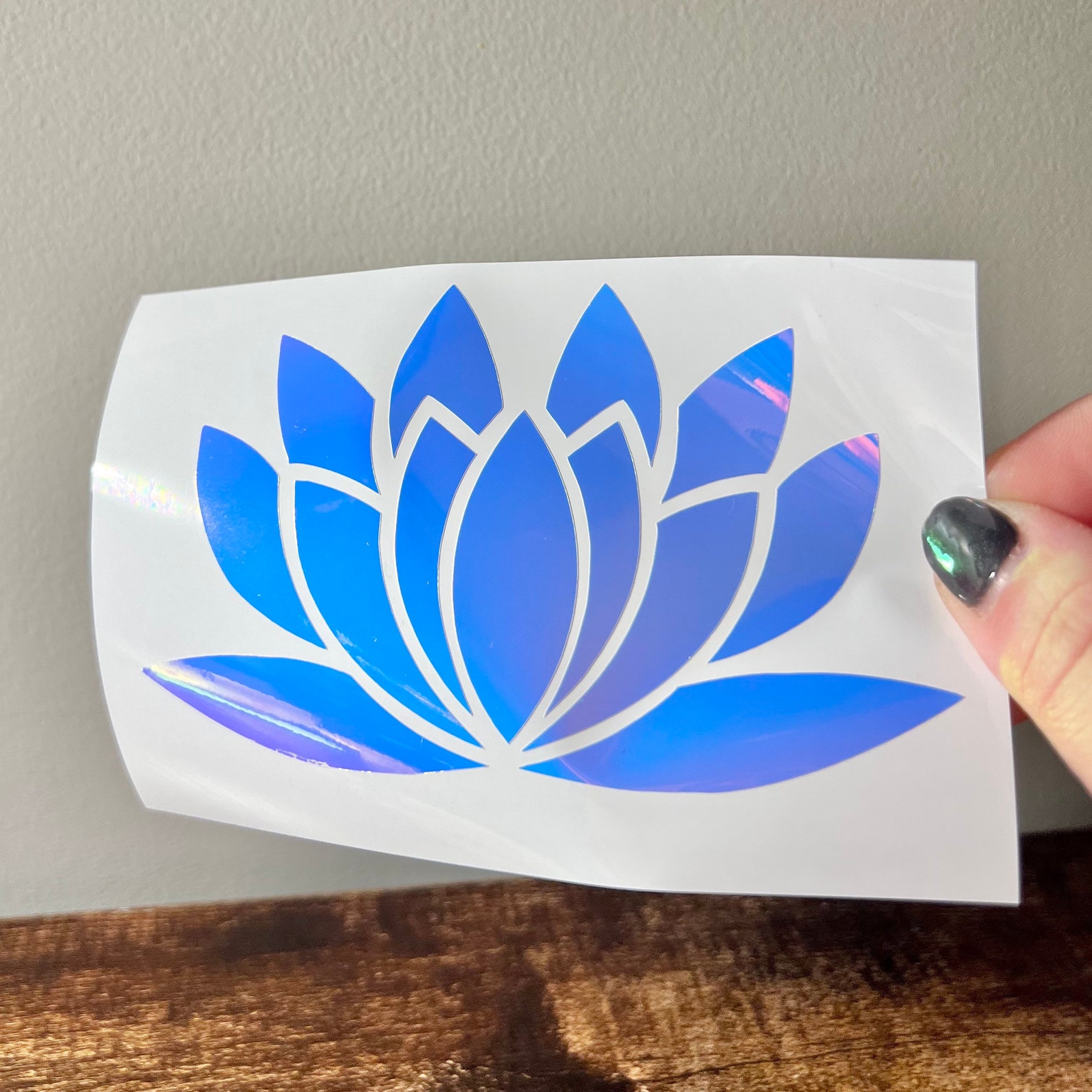 Lotus Car Decal Lotus Water Bottle Decal Vinyl Decal Etsy
