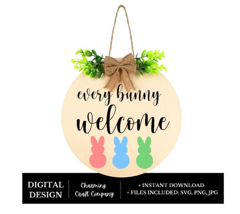 Free Free Every Bunny Welcome Svg 553 SVG PNG EPS DXF File