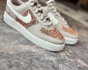 Tooled Leather AF1’s