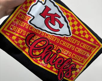 Kansas City Chiefs / Camiseta de Kansas City / Fútbol Americano de Kansas City / Chiefs / Kansas City Retro / Kansas City Vintage / Camiseta de Colores Cómodos
