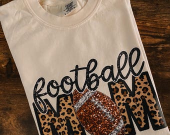 Football Mom | Sports Mom | Game Day Tee | Football Mom Shirt | Cute Mom Shirt | Comfort Colors Tee