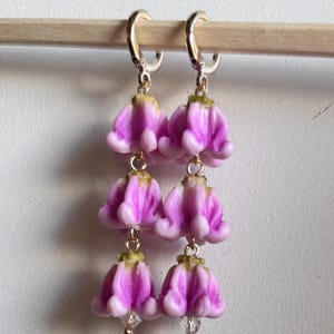 Danty Handmade Crown Flower Earrings