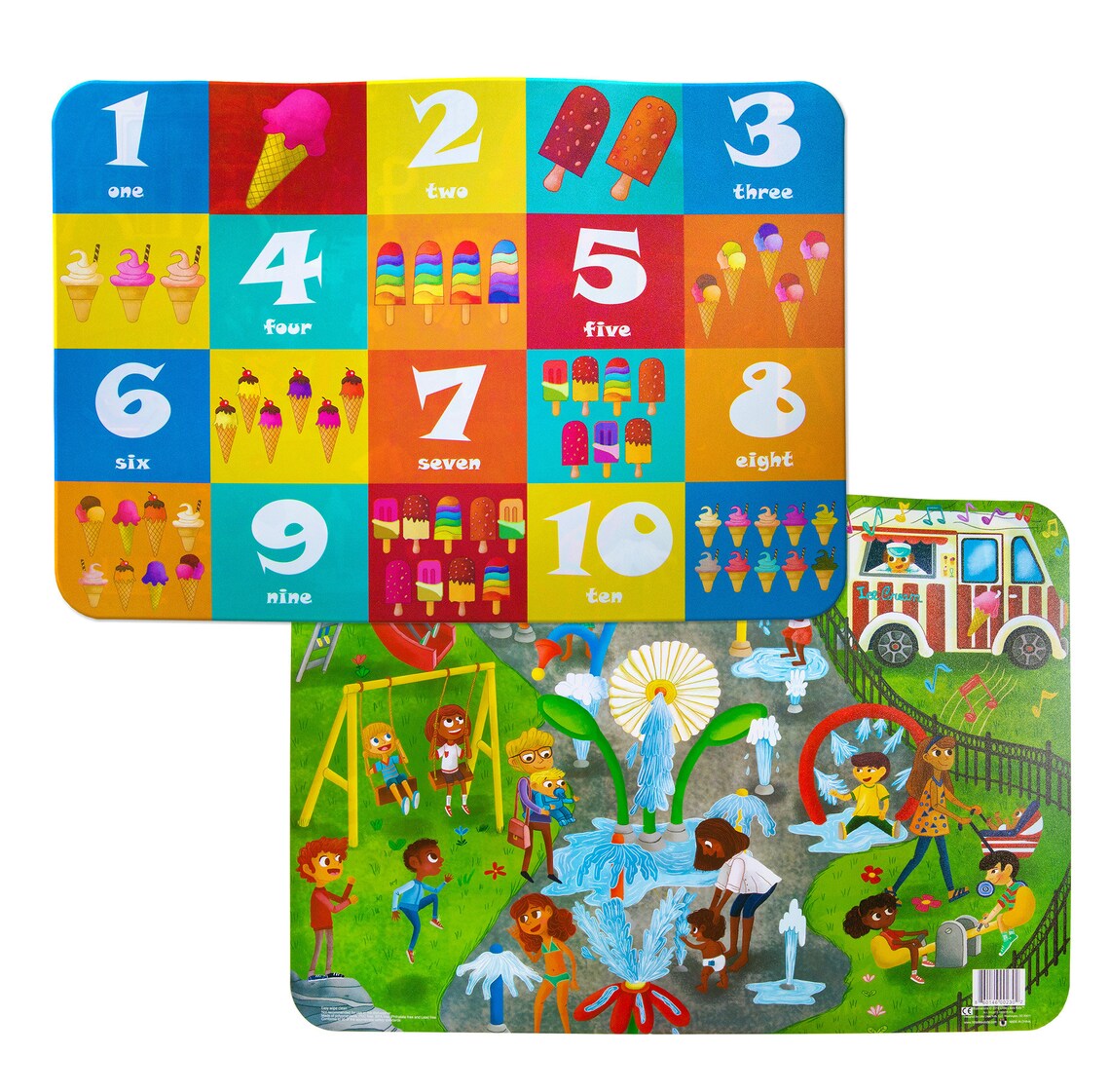 Kids Placemat Variety 3Pack Reusable Easy Wipe Clean Etsy