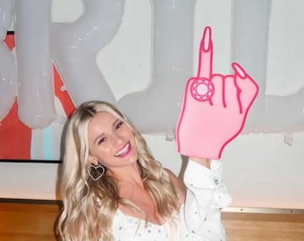 Bachelorette Party Ring Foam Finger, Bachelorette Party Decor,Gag Gift, Bachelorette Party, Photo booth prop, photo prop,Bride gift, Wedding