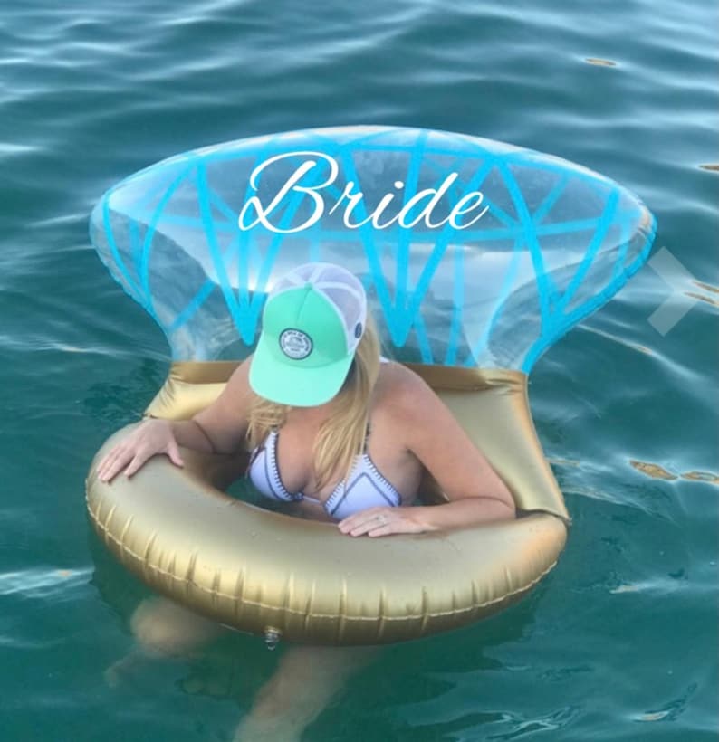 Diamond Ring Inflatable Pool Float Engagement Ring Pool Float