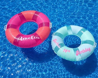 New Large Adult Custom Pool Float 3 ft! Custom or Personalized pool float.  Personalized to say whatever you would like!