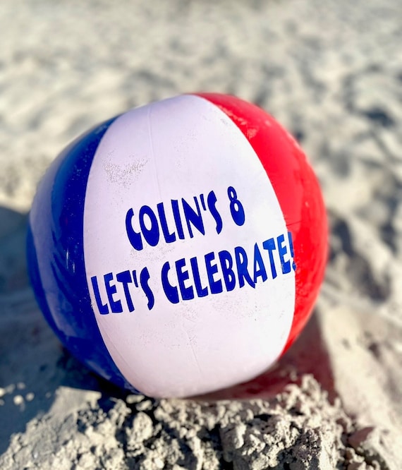 Grands ballons de plage personnalisés de 17'' -  France