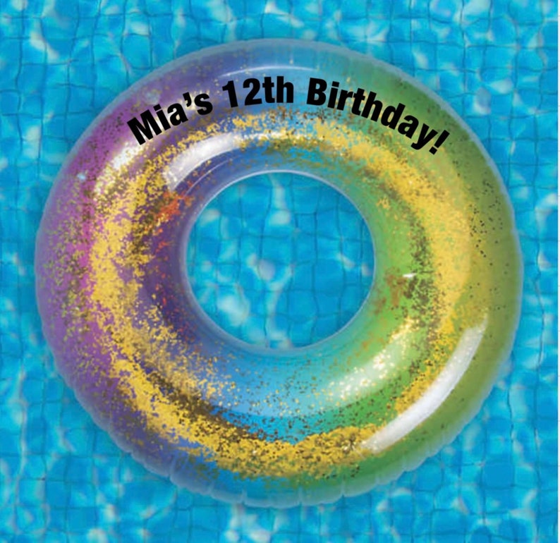 Custom Float Personalized Pool Float Wedding Birthday Etsy