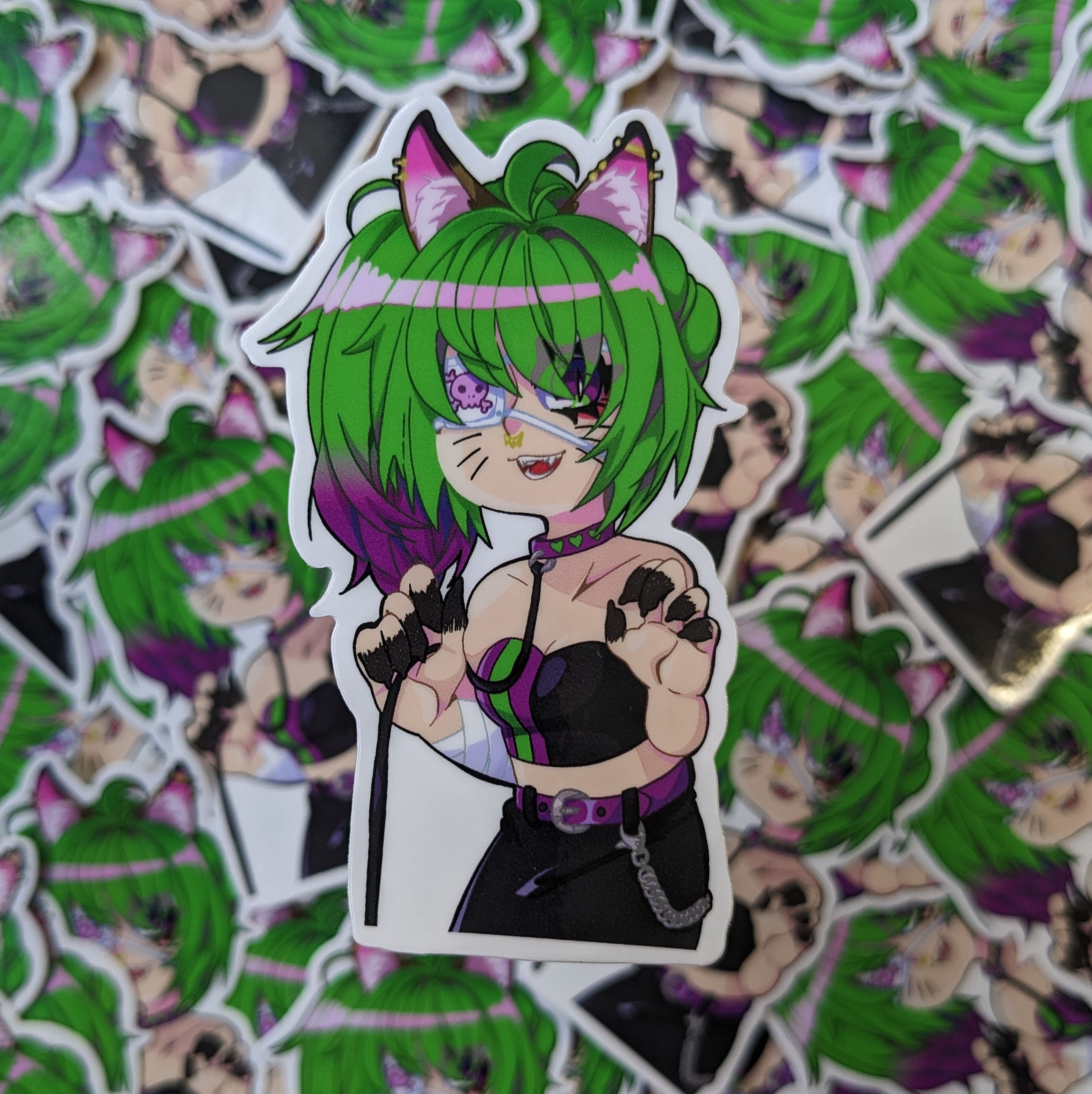 Anime Cat Girl Sticker - Anime Cat Girl - Discover & Share GIFs